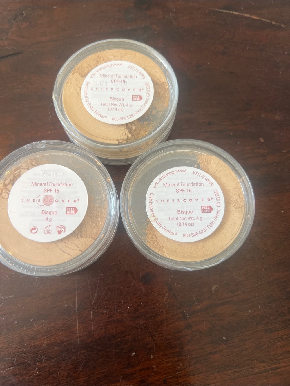 Sheercover Mineral Foundation SPF-15 in Bisque (Cream) - Lightweight Powder